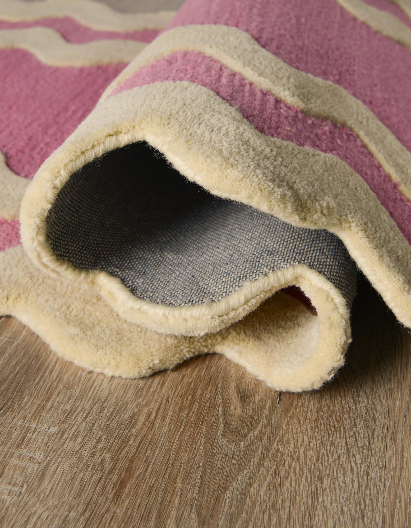2' x 6' 1 Happy Rugs Wiggles Wool Runner