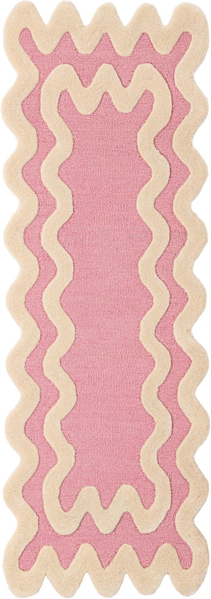 2' x 6' 1 Happy Rugs Wiggles Wool Runner