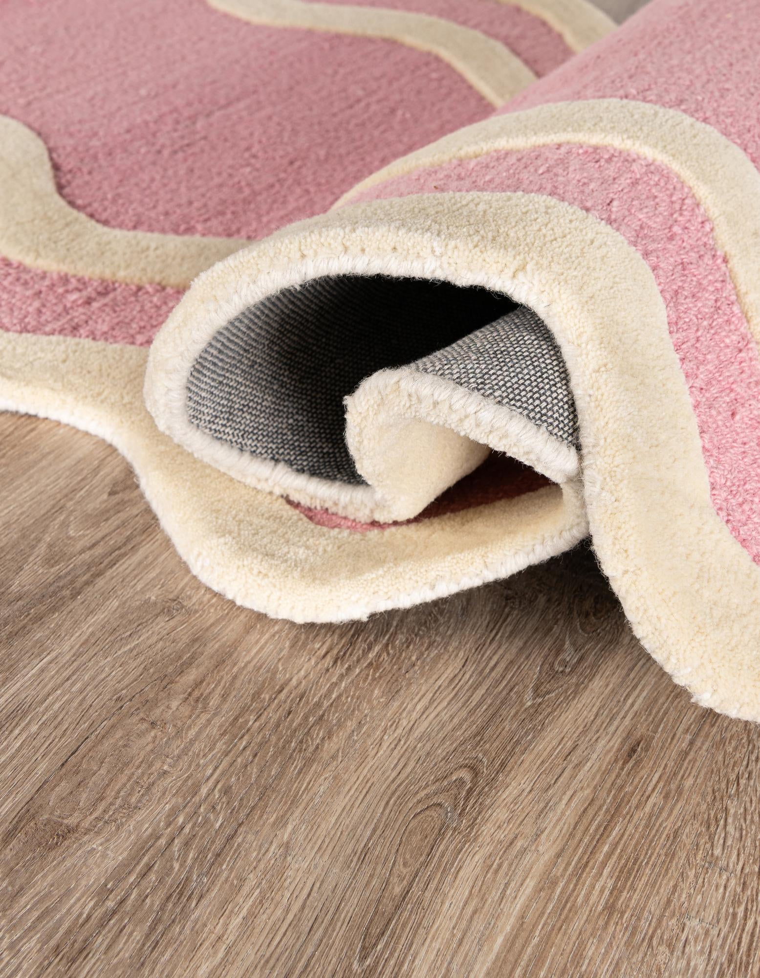 2' x 6' 1 Happy Rugs Wiggles Wool Runner