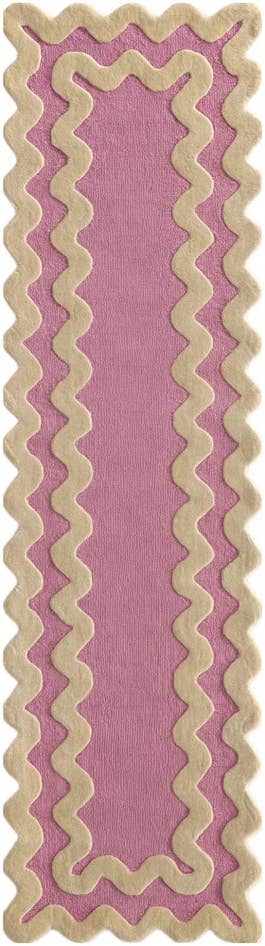 Detail image of 2' 7 x 10' Happy Rugs Wool Runner