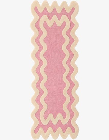 2' x 6' 1 Happy Rugs Wiggles Wool Runner