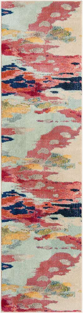 2' 7 x 12' Washable Hyacinth Runner Rug