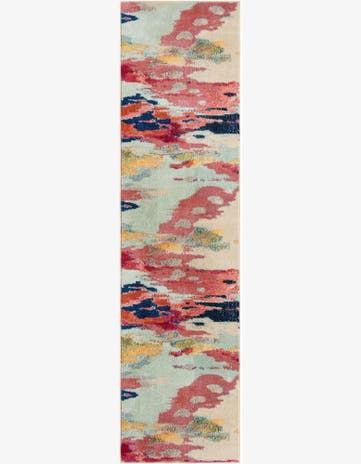 2' 7 x 12' Washable Hyacinth Runner Rug