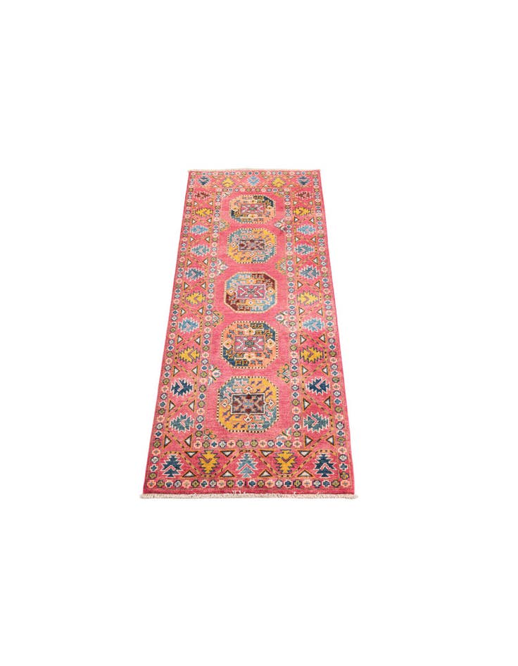 Detail image of 2' 8 x 6' 6  Hand Knotted Kazak Runner Rug