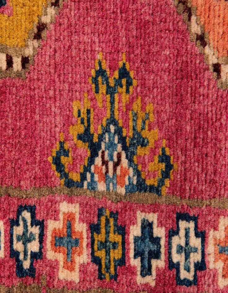 Detail image of 2' 8 x 6' 6  Hand Knotted Kazak Runner Rug