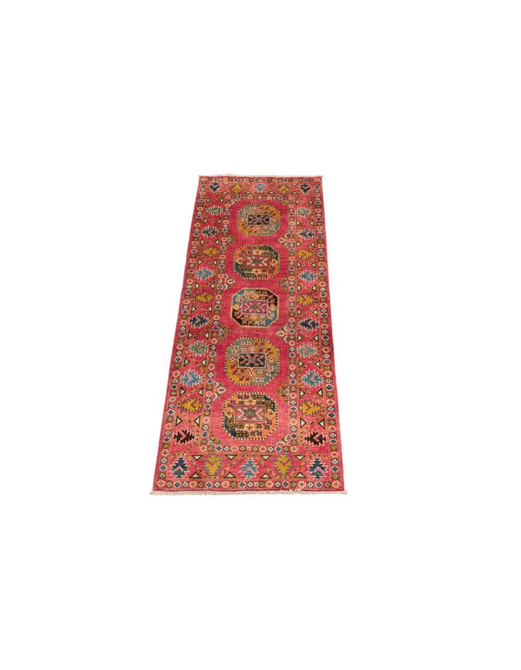Detail image of 2' 9 x 6' 6 Hand Knotted Kazak Runner Rug