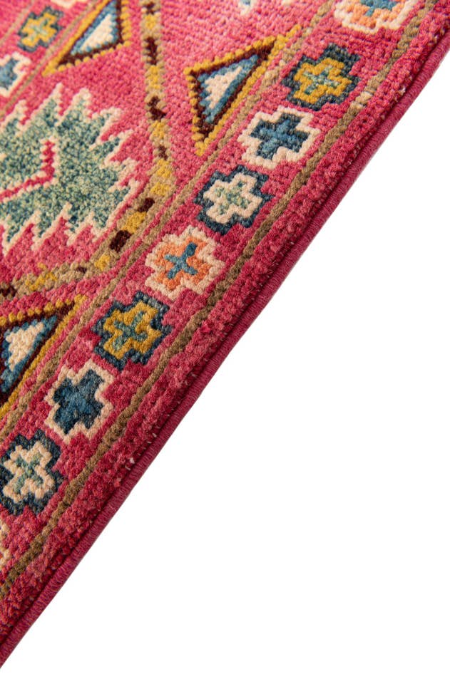 Detail image of 2' 9 x 6' 6 Hand Knotted Kazak Runner Rug