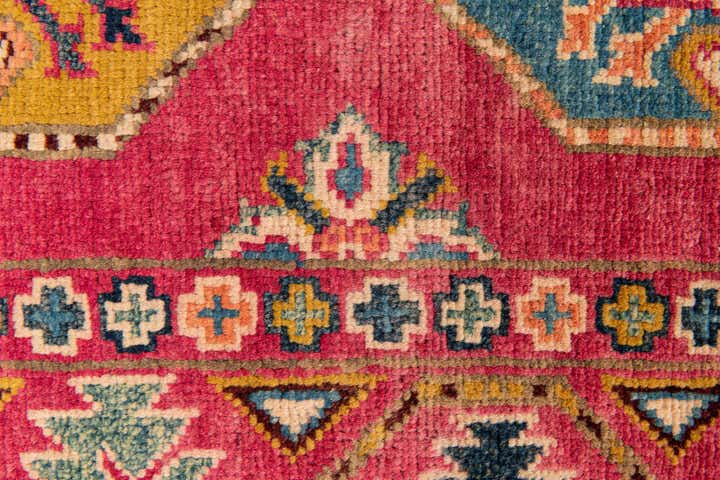 2' 9 x 6' 6 Hand Knotted Kazak Runner Rug