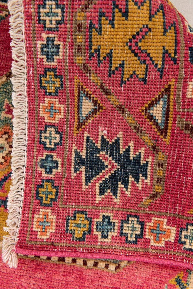 2' 9 x 6' 6 Hand Knotted Kazak Runner Rug