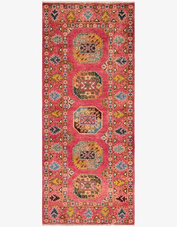 2' 9 x 6' 6 Hand Knotted Kazak Runner Rug