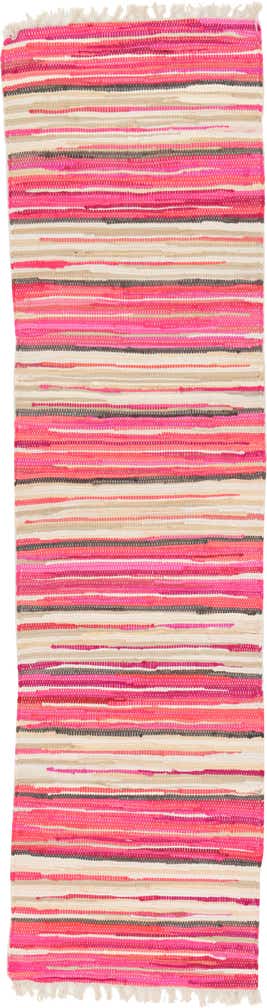 2' x 7' 10 Hand Woven Kilim Dhurrie Runner Rug