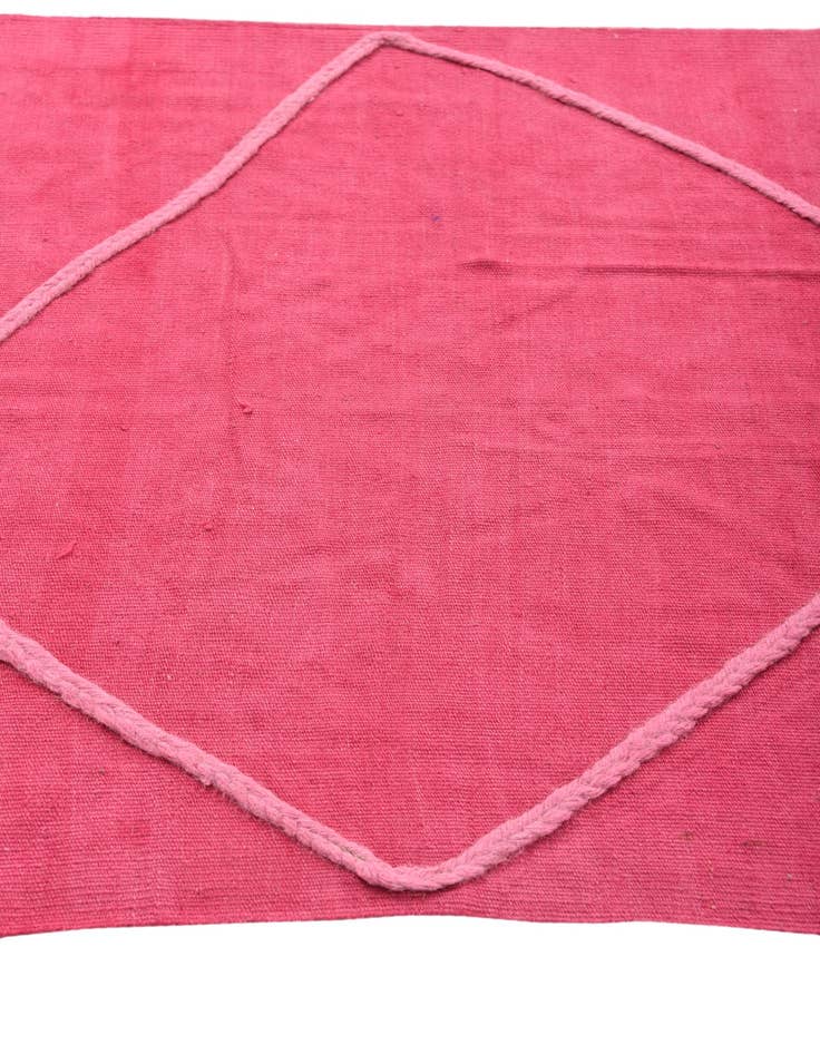 Detail image of 3' 5 x 10' Hand Woven Kilim Modern Wool Runner Rug