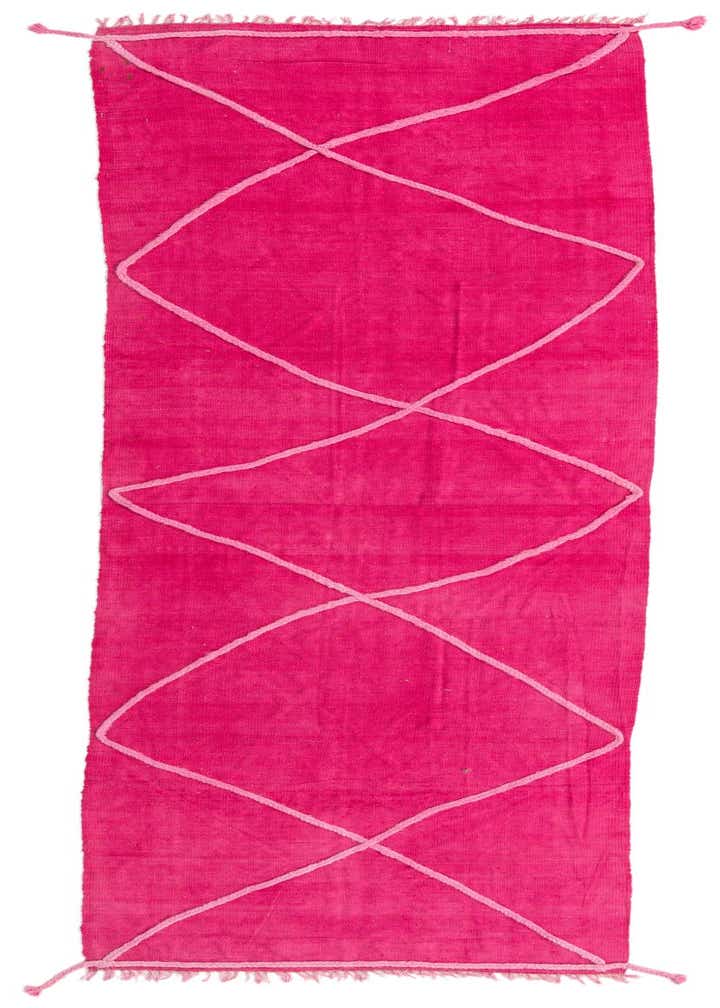 3' 5 x 10' Hand Woven Kilim Modern Wool Runner Rug