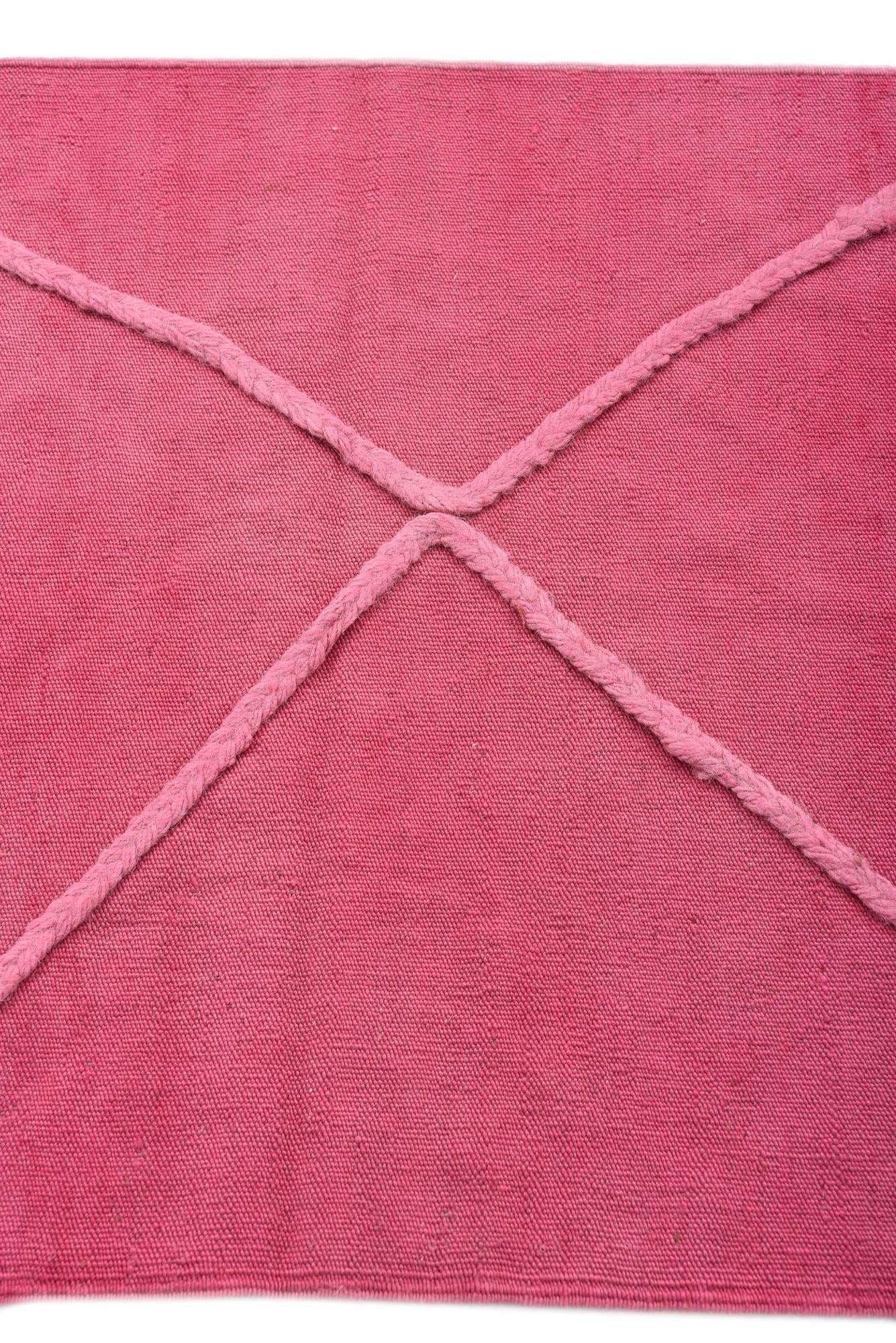 2' 6 x 8' Hand Woven Kilim Modern Wool Runner Rug