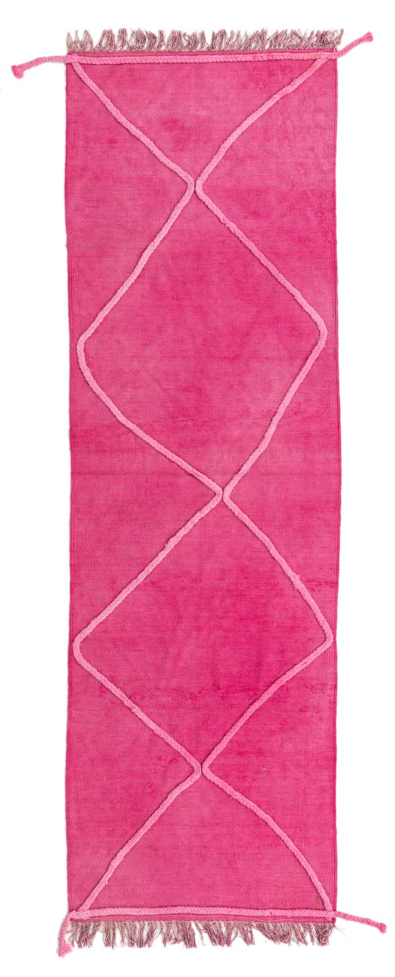 2' 6 x 8' Hand Woven Kilim Modern Wool Runner Rug