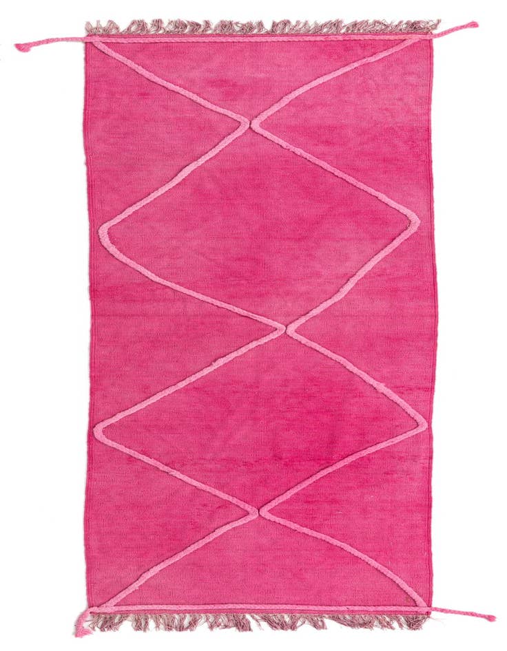 Detail image of 2' 6 x 8' Hand Woven Kilim Modern Wool Runner Rug