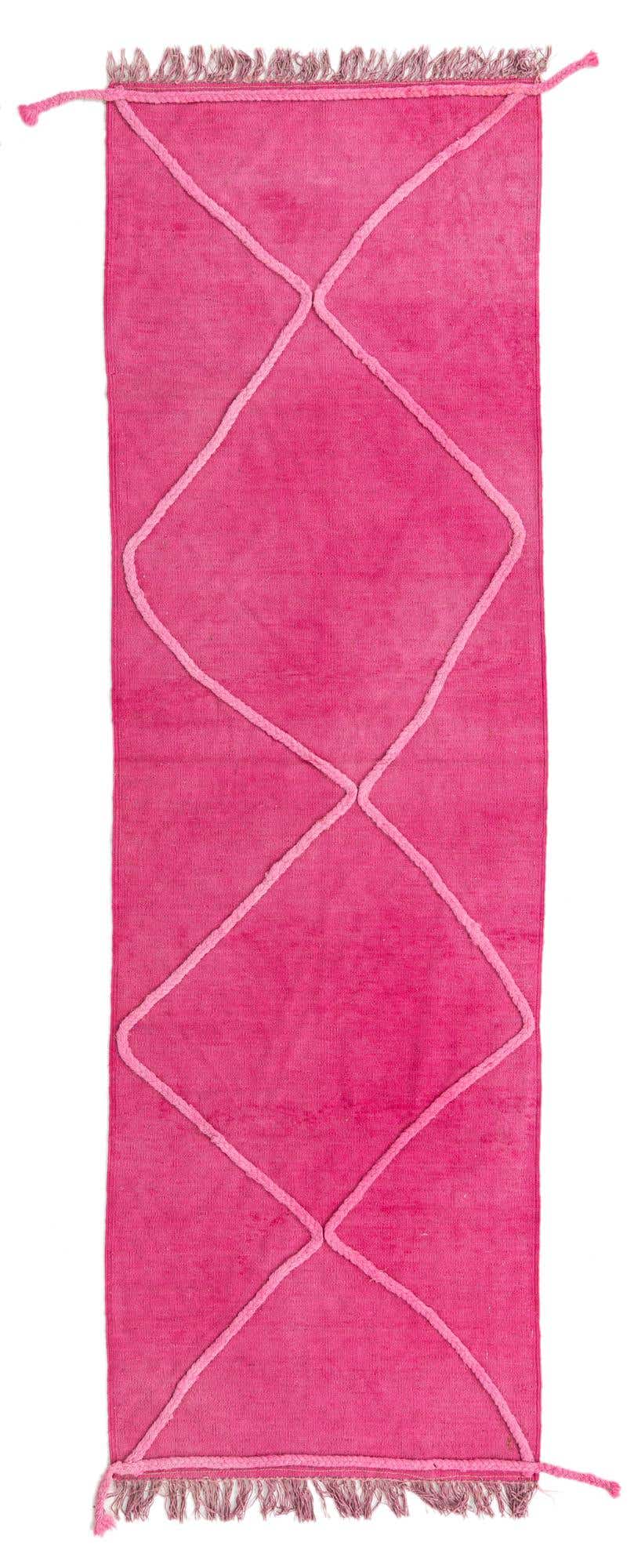 2' 6 x 8' Hand Woven Kilim Modern Wool Runner Rug