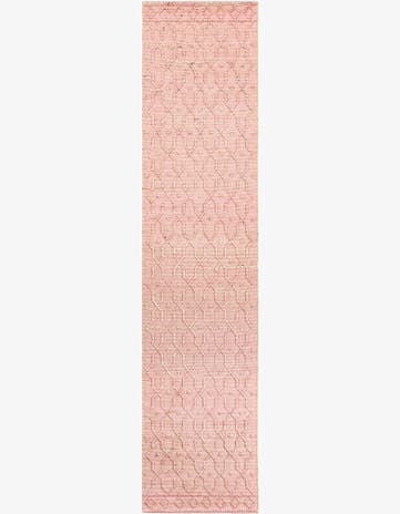 Pink Hand Woven Larsa Jute Runner Rug