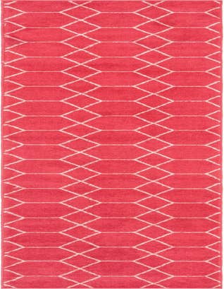 Detail image of 2' x 13' Lattice Frieze Runner Rug