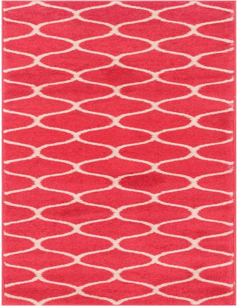 Detail image of 2' x 8' 8 Lattice Frieze Runner Rug