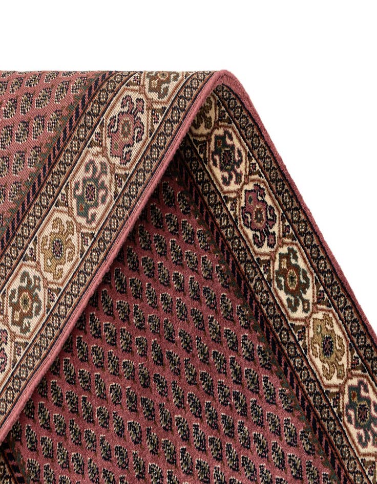 Detail image of 2' 7 x 10'  Hand Knotted Mir Wool Runner Rug