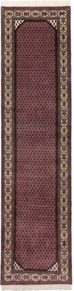 Detail image of 2' 7 x 10' Hand Knotted Mir Wool Runner Rug