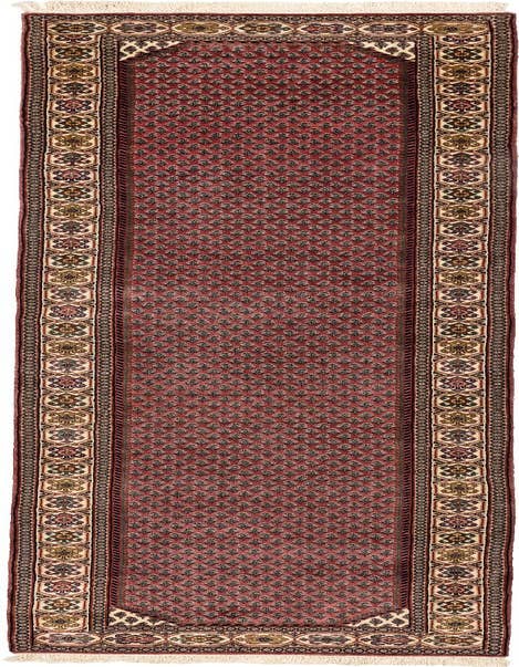 Detail image of 2' 8 x 11' 3 Hand Knotted Mir Wool Runner Rug