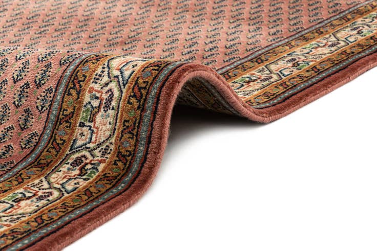 Detail image of 3' x 9' 9 Hand Knotted Mir Wool Runner Rug