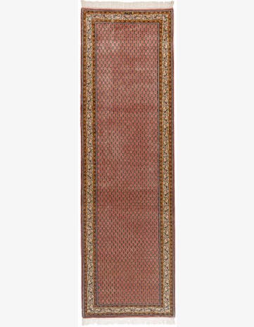 3' x 9' 9 Hand Knotted Mir Wool Runner Rug