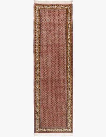 3' x 9' 9 Hand Knotted Mir Wool Runner Rug