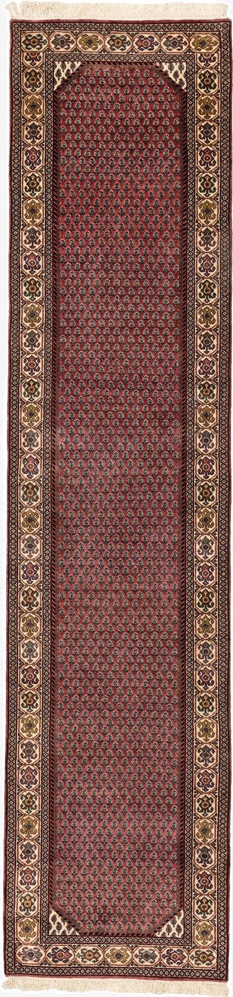 2' 8 x 11' 3  Hand Knotted Mir Wool Runner Rug