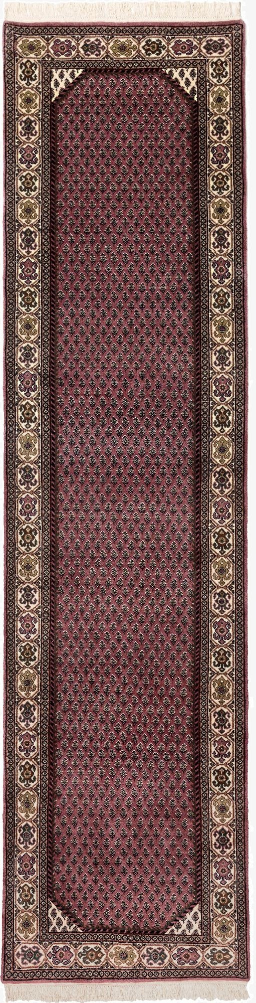 2' 7 x 10'  Hand Knotted Mir Wool Runner Rug