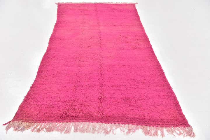 4' x 8' 3 Hand Knotted Moroccan Wool Runner Rug