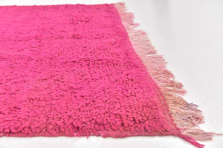 4' x 8' 3 Hand Knotted Moroccan Wool Runner Rug