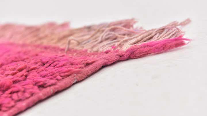 4' x 8' 3 Hand Knotted Moroccan Wool Runner Rug