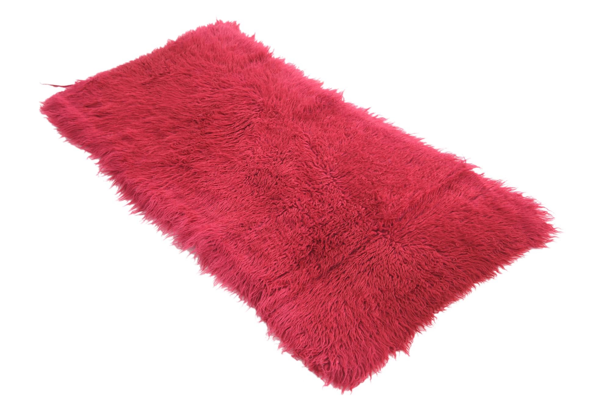 2' 3 x 4' 8 Hand Knotted Moroccan Wool Runner Rug