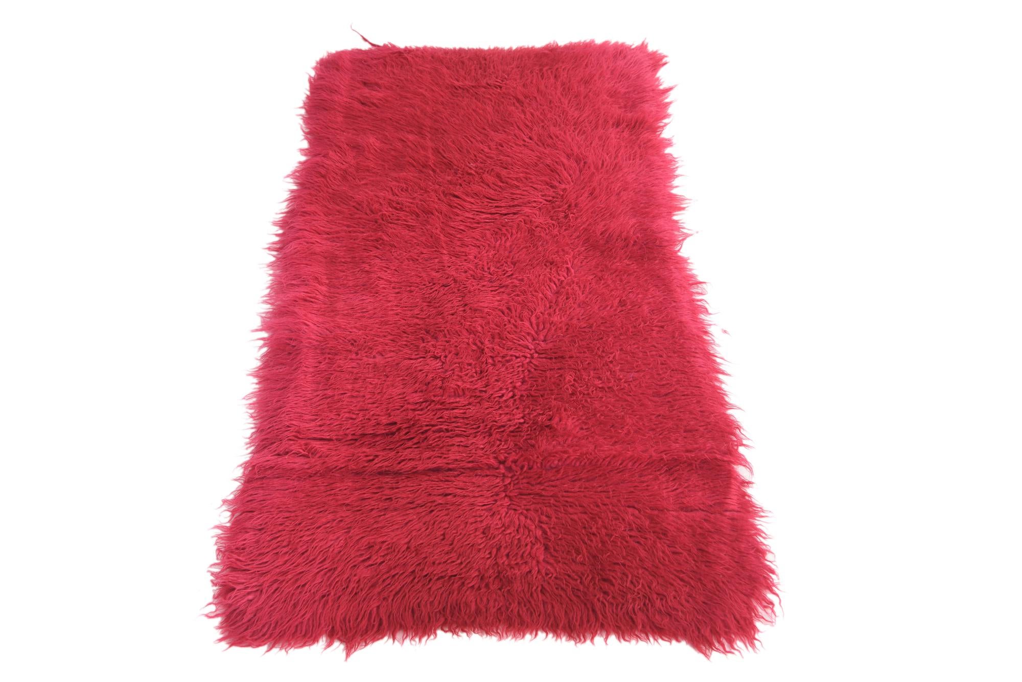 2' 3 x 4' 8 Hand Knotted Moroccan Wool Runner Rug