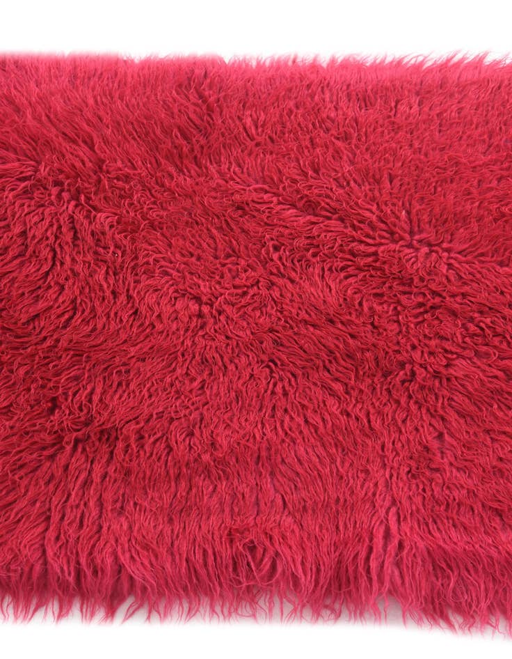 Detail image of 2' 3 x 4' 8  Hand Knotted Moroccan Wool Runner Rug