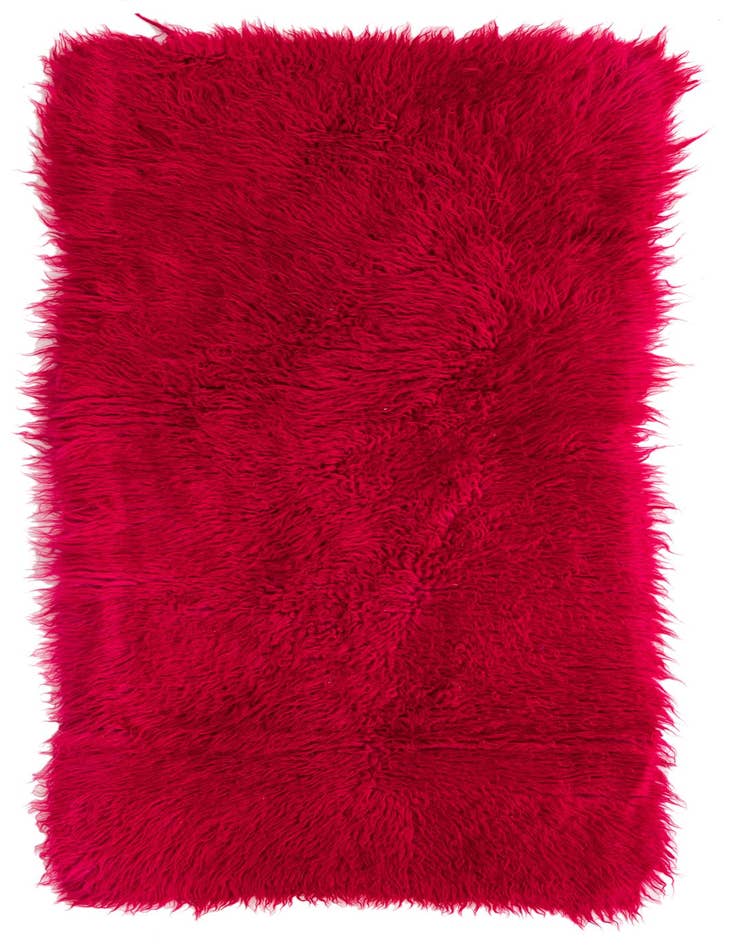 Detail image of 2' 3 x 4' 8 Hand Knotted Moroccan Wool Runner Rug