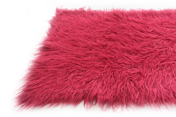Detail image of 2' 2 x 4' 3 Hand Knotted Moroccan Wool Runner Rug