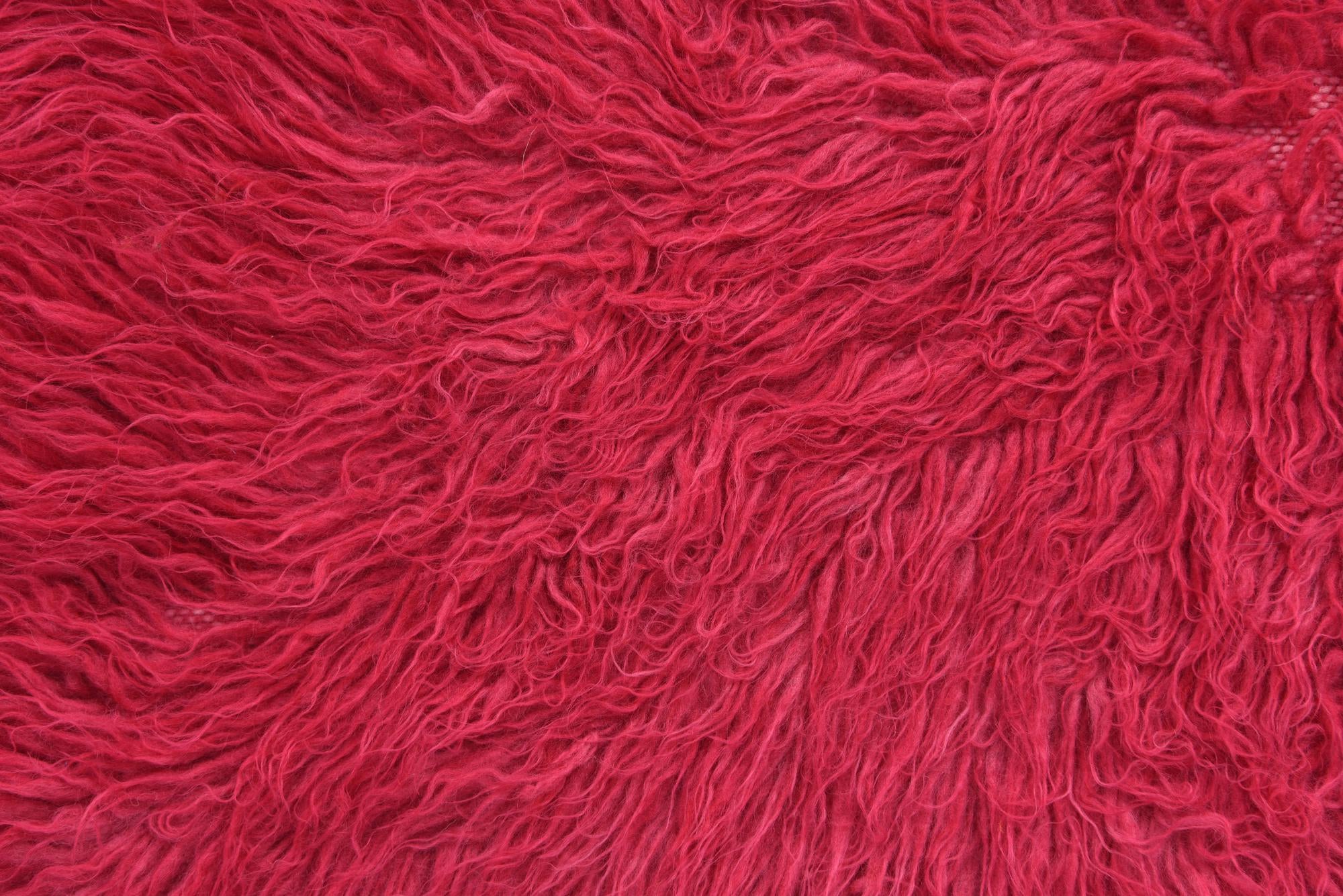 2' 2 x 4' 3 Hand Knotted Moroccan Wool Runner Rug
