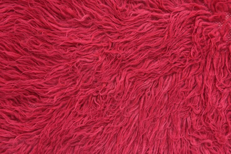 Detail image of 2' 2 x 4' 3 Hand Knotted Moroccan Wool Runner Rug
