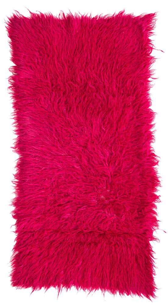 2' 2 x 4' 3 Hand Knotted Moroccan Wool Runner Rug