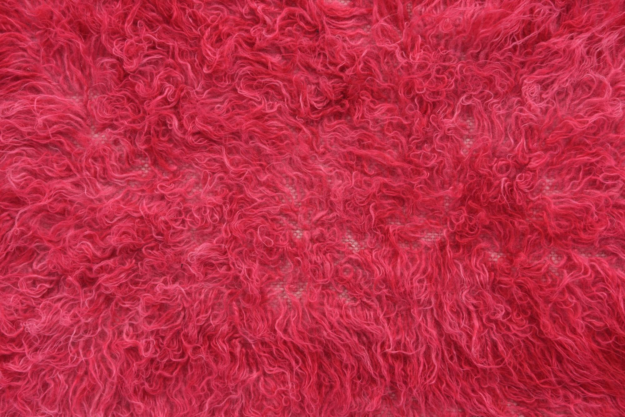 2' x 4' 6 Hand Knotted Moroccan Wool Runner Rug