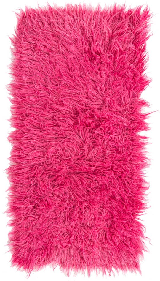 Detail image of 2' x 4' Hand Knotted Moroccan Wool Runner Rug