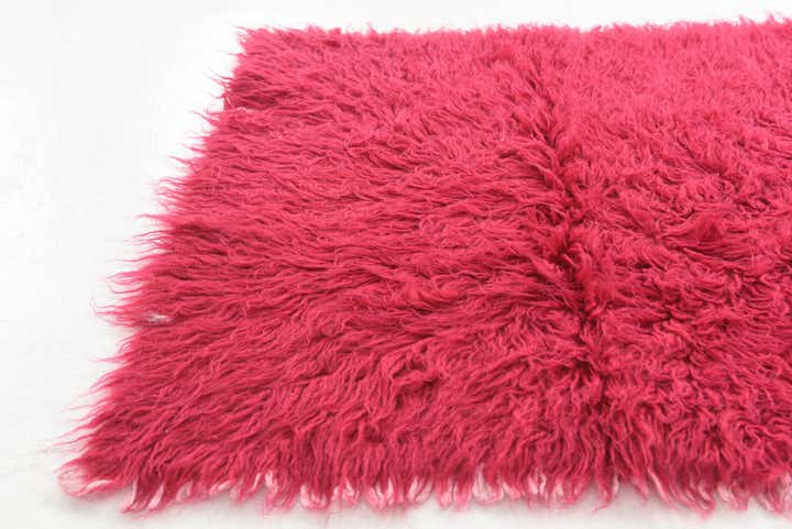 2' 3 x 4' 6 Hand Knotted Moroccan Wool Runner Rug