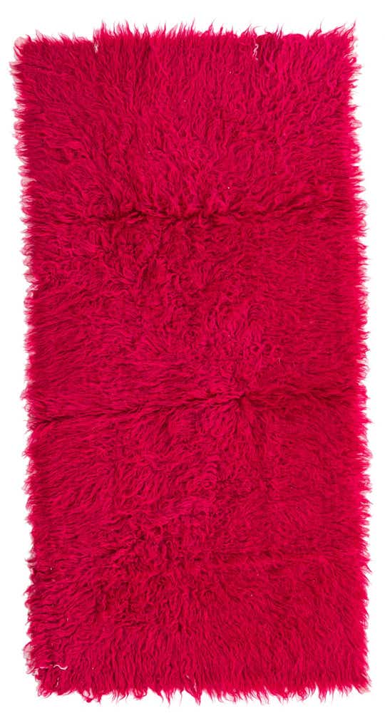 2' 3 x 4' 6 Hand Knotted Moroccan Wool Runner Rug