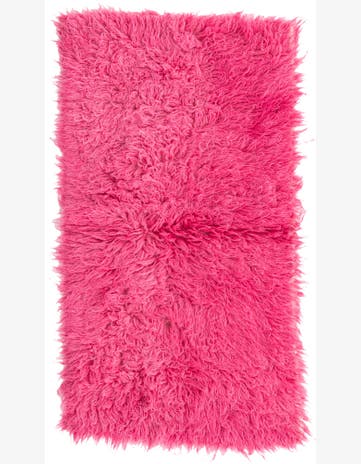 2' 5 x 4' 5 Hand Knotted Moroccan Wool Runner Rug