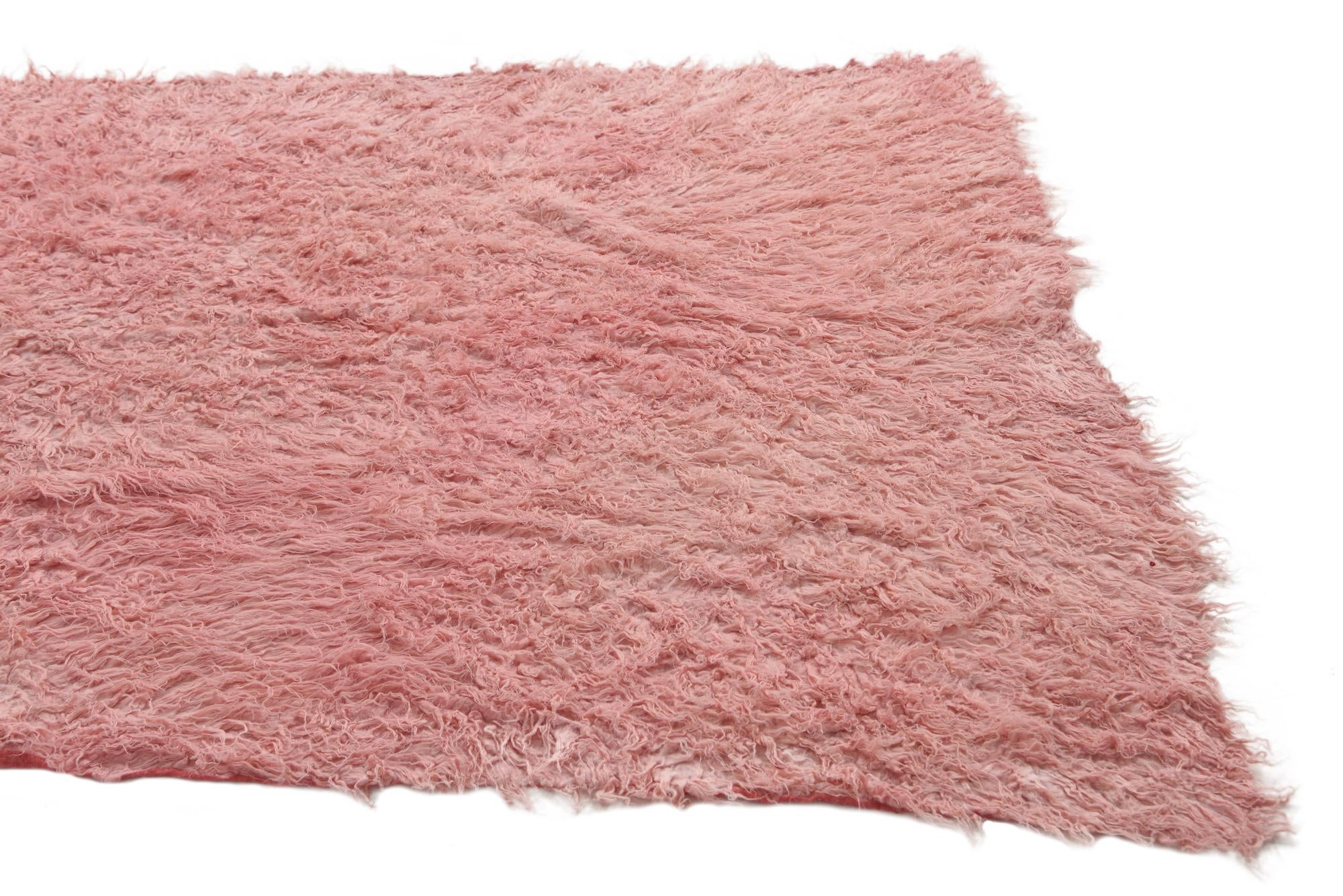 4' 2 x 8' 2 Hand Knotted Moroccan Wool Runner Rug