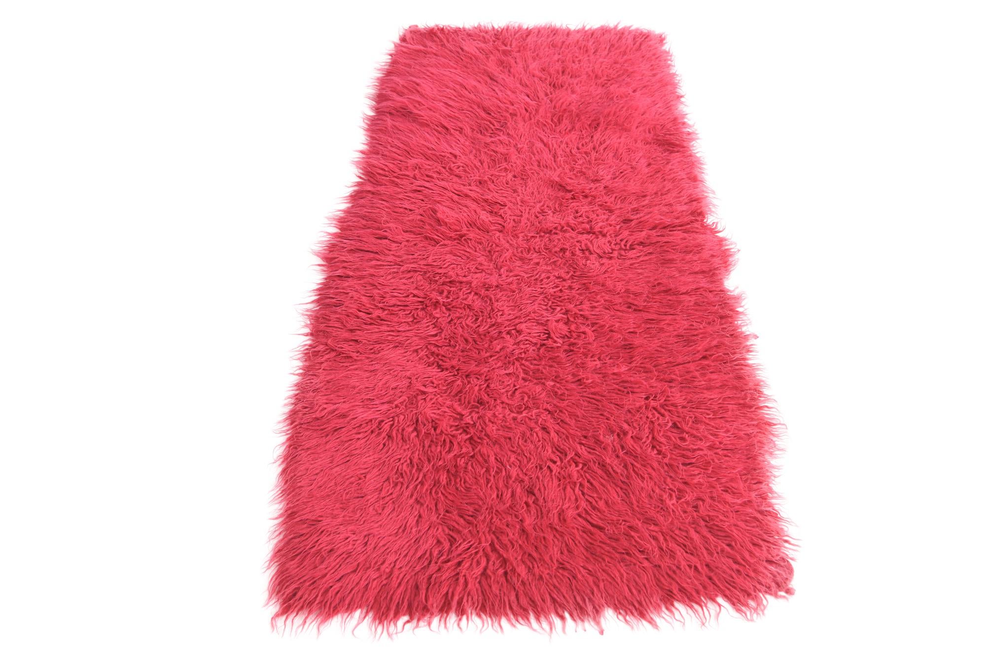 2' x 4' 5 Hand Knotted Moroccan Wool Runner Rug